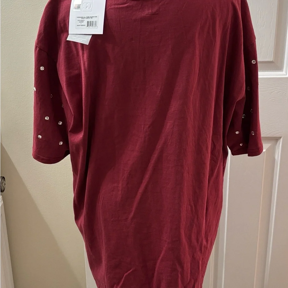 SC Gamecocks Oversized Rhinestone Tee - Picture 3 of 6